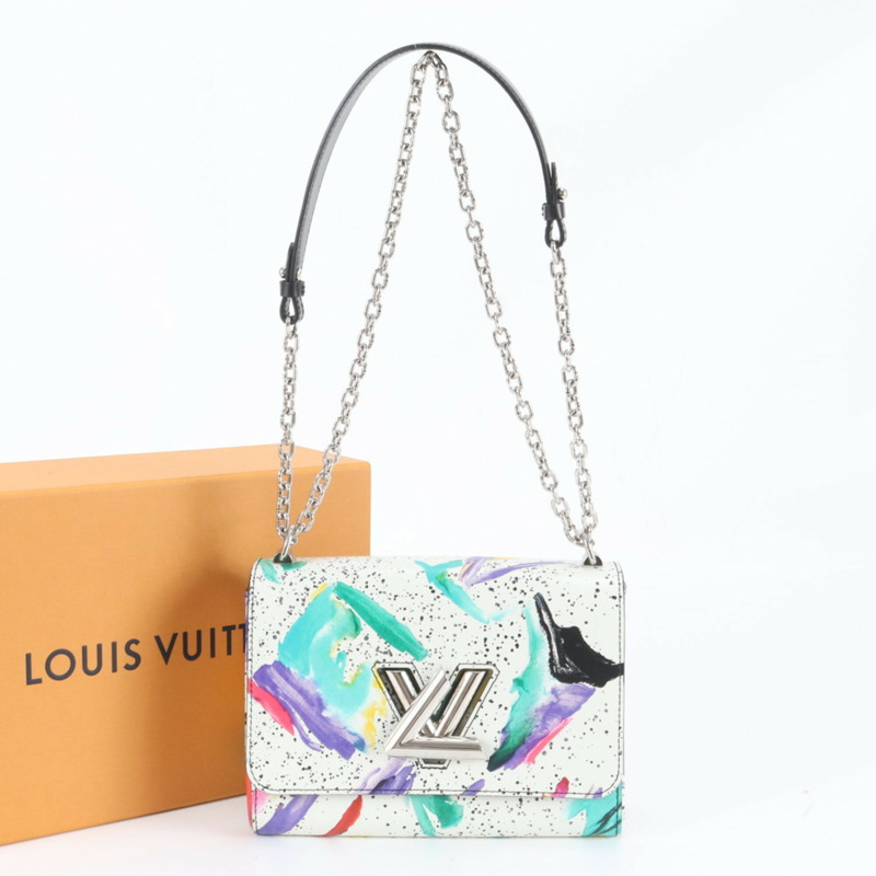 路易威登 Splash Print Twist MM M53857 雙向鏈條單肩包/斜背包（女款）-0