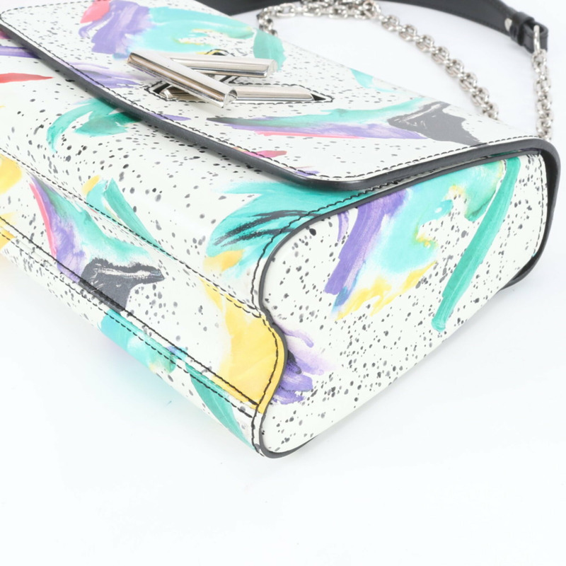 路易威登 Splash Print Twist MM M53857 雙向鏈條單肩包/斜背包（女款）-5