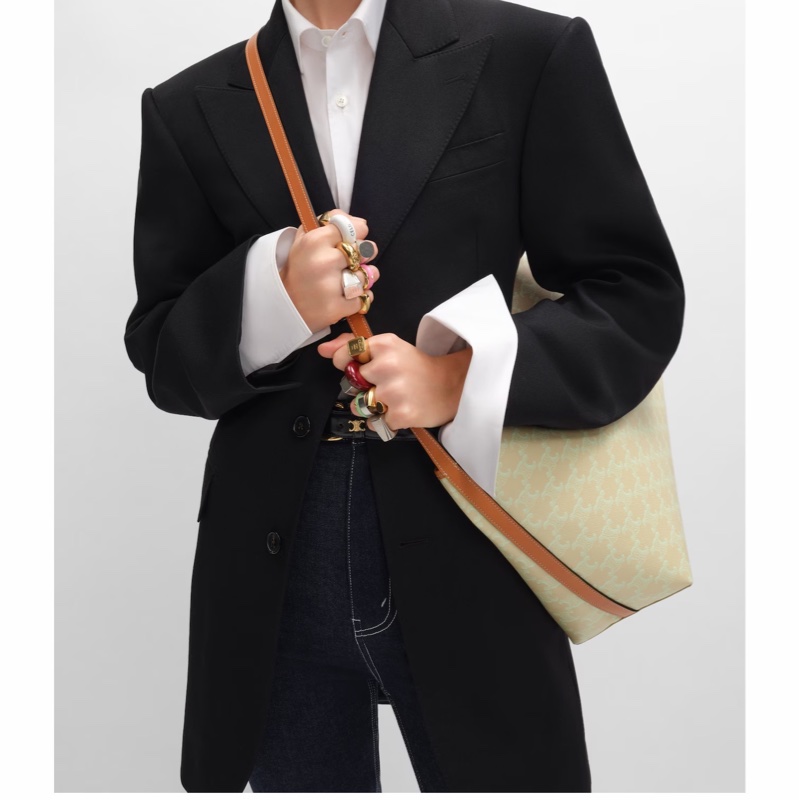 Celine 女士 Triomphe 單肩包均碼碼32.5cm*14cm*24.5cm-5