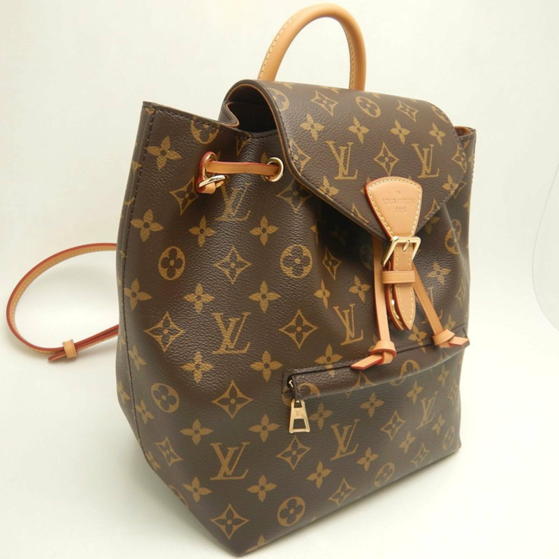 路易威登 (LOUIS VUITTON) 路易威登 Monogram Montsouris NMPM M45501 雙肩包 棕色 女款 253654-2