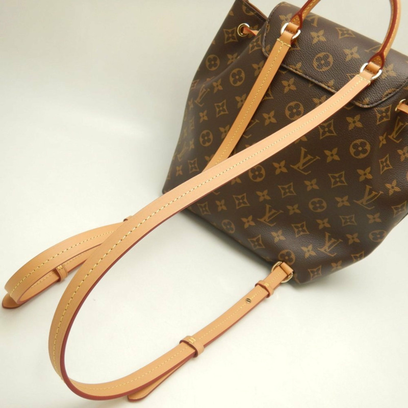 路易威登 (LOUIS VUITTON) 路易威登 Monogram Montsouris NMPM M45501 雙肩包 棕色 女款 253654-5