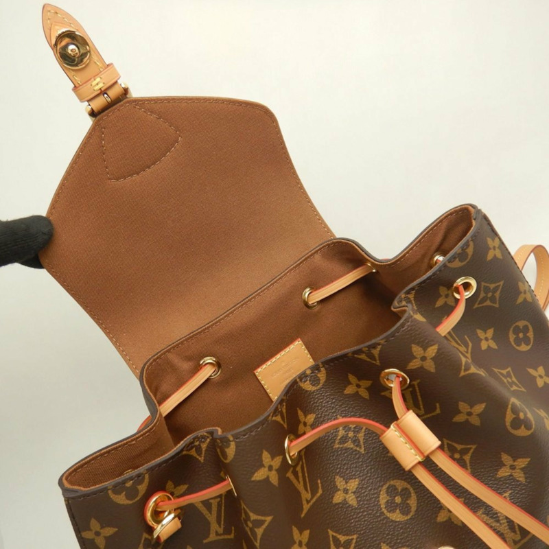 路易威登 (LOUIS VUITTON) 路易威登 Monogram Montsouris NMPM M45501 雙肩包 棕色 女款 253654-10