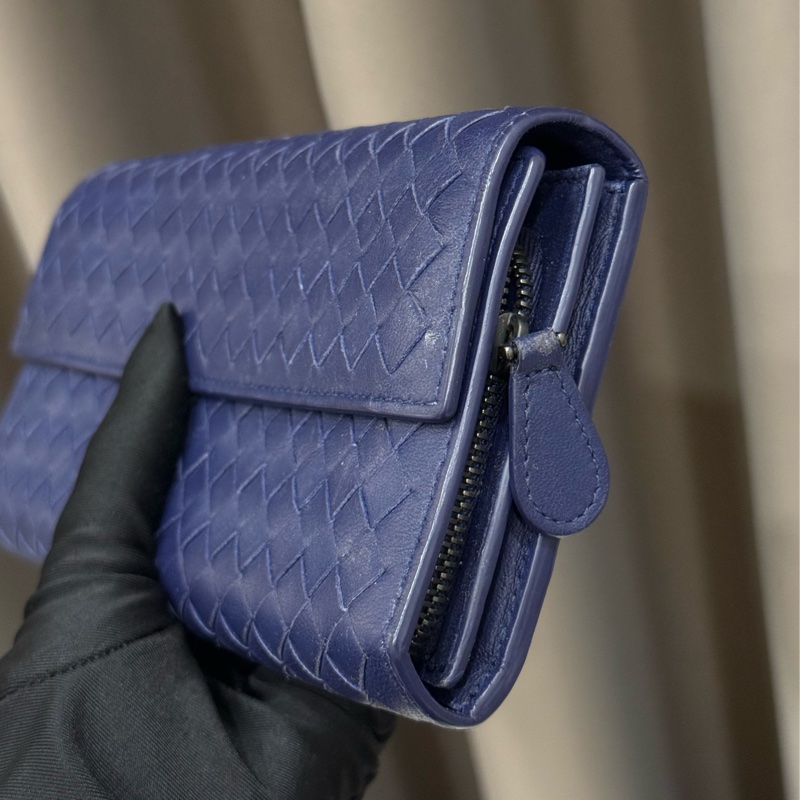 BOTTEGA VENETA 寶緹嘉 Bv經典編織小羊皮扣式長夾-4