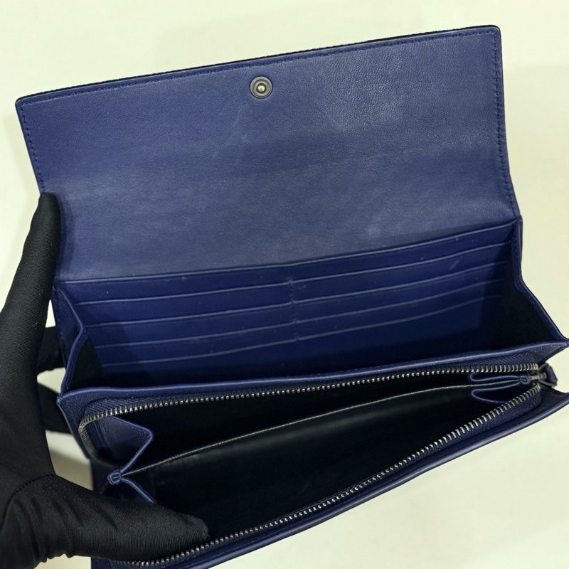 BOTTEGA VENETA 寶緹嘉 Bv經典編織小羊皮扣式長夾-5