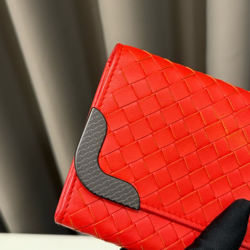 BOTTEGA VENETA 寶緹嘉 Bv經典編織小羊皮扣式長夾-6