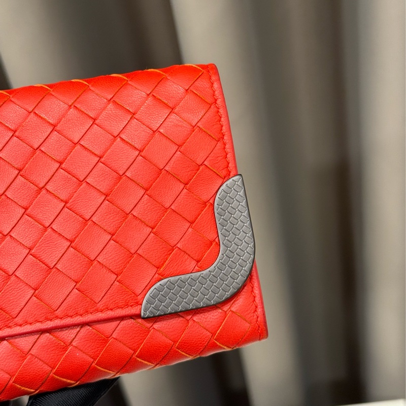 BOTTEGA VENETA 寶緹嘉 Bv經典編織小羊皮扣式長夾-7