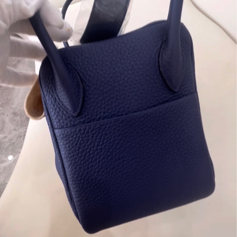 🌈Hermes💙Lindy 26💙水墨籃銀扣🌈全新閑置🌟有盒🌈TC皮🌟lindy26🌟lindy🌟愛馬仕🌟-2