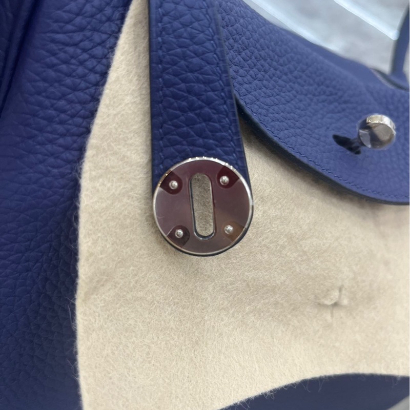 🌈Hermes💙Lindy 26💙水墨籃銀扣🌈全新閑置🌟有盒🌈TC皮🌟lindy26🌟lindy🌟愛馬仕🌟-4