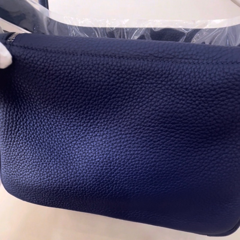 🌈Hermes💙Lindy 26💙水墨籃銀扣🌈全新閑置🌟有盒🌈TC皮🌟lindy26🌟lindy🌟愛馬仕🌟-9