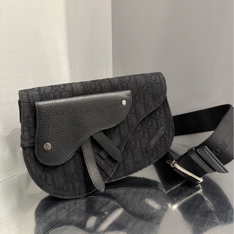 近全新🌟Dior Saddle 老花馬鞍 胸背小袋｜Classic Trend CT精品｜台北東區實體-0