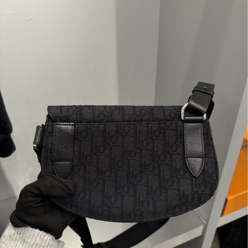 近全新🌟Dior Saddle 老花馬鞍 胸背小袋｜Classic Trend CT精品｜台北東區實體-7