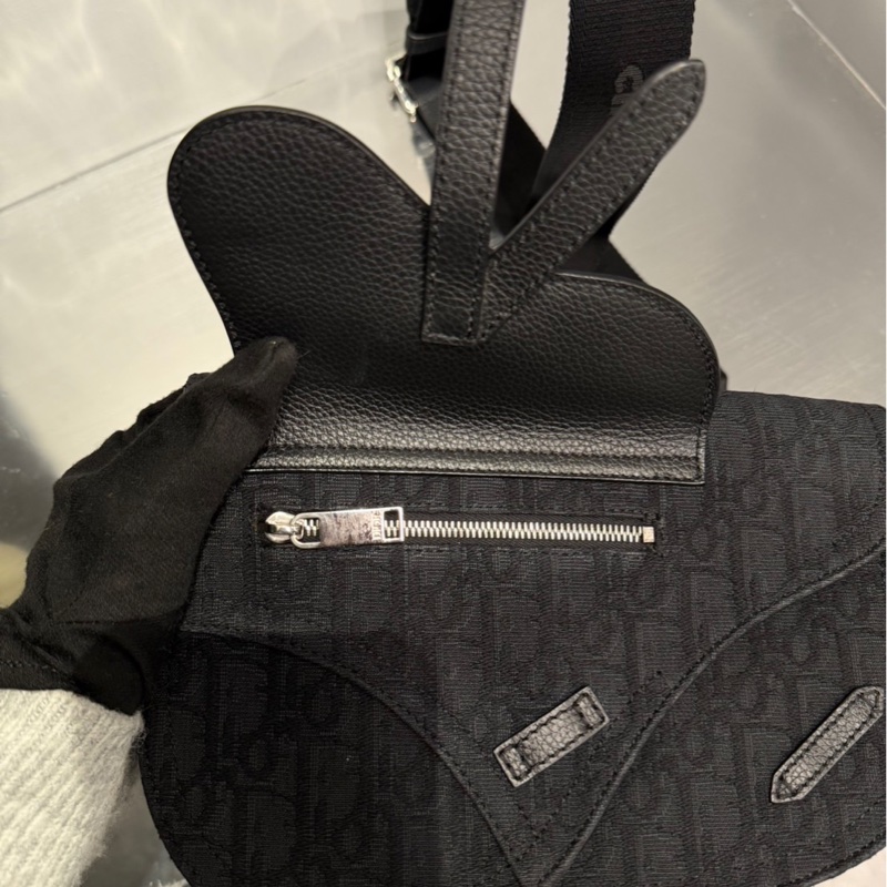 近全新🌟Dior Saddle 老花馬鞍 胸背小袋｜Classic Trend CT精品｜台北東區實體-8
