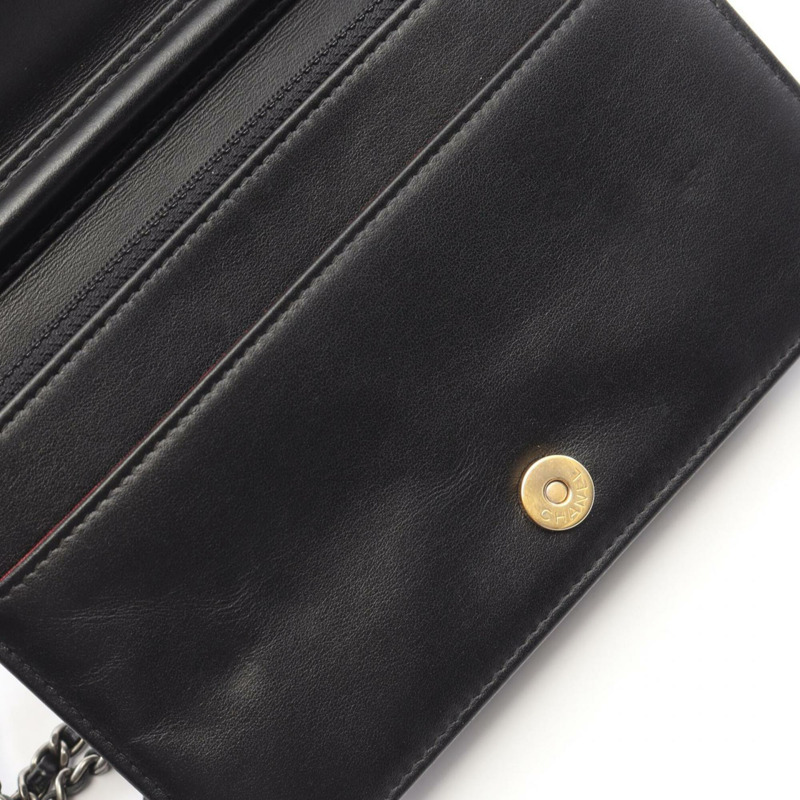 香奈兒 Gabrielle de 肩背包/手提包，皮革，亮面小牛皮，女士，黑色，A84389-5