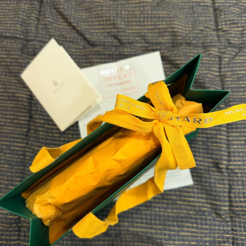 不用等🔥Goyard綠色信封包（韓國帶回・全新未拆）-2