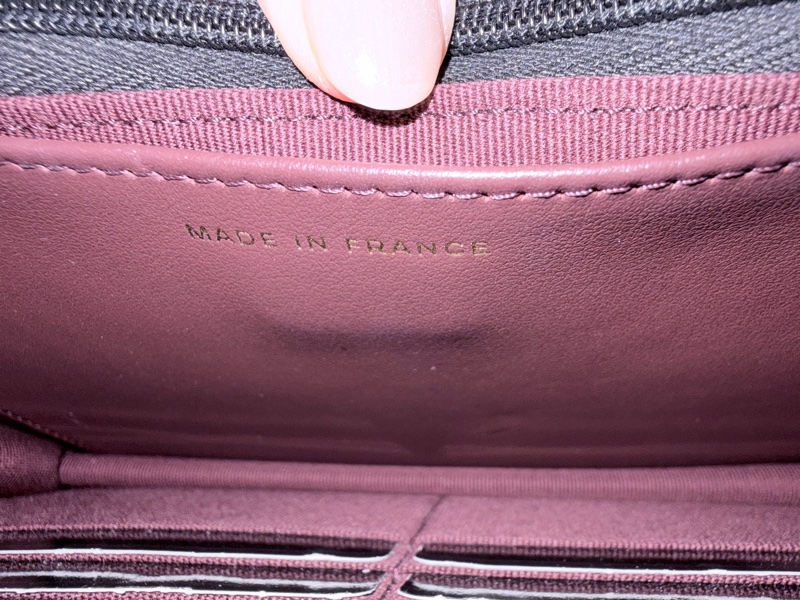 Chanel WOC 牛皮金扣經典款 牛金-16