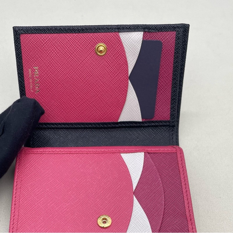 99.9新普拉達/Prada卡包 牛皮尺寸：12 x 2 x 9 cm  附件：盒子-7