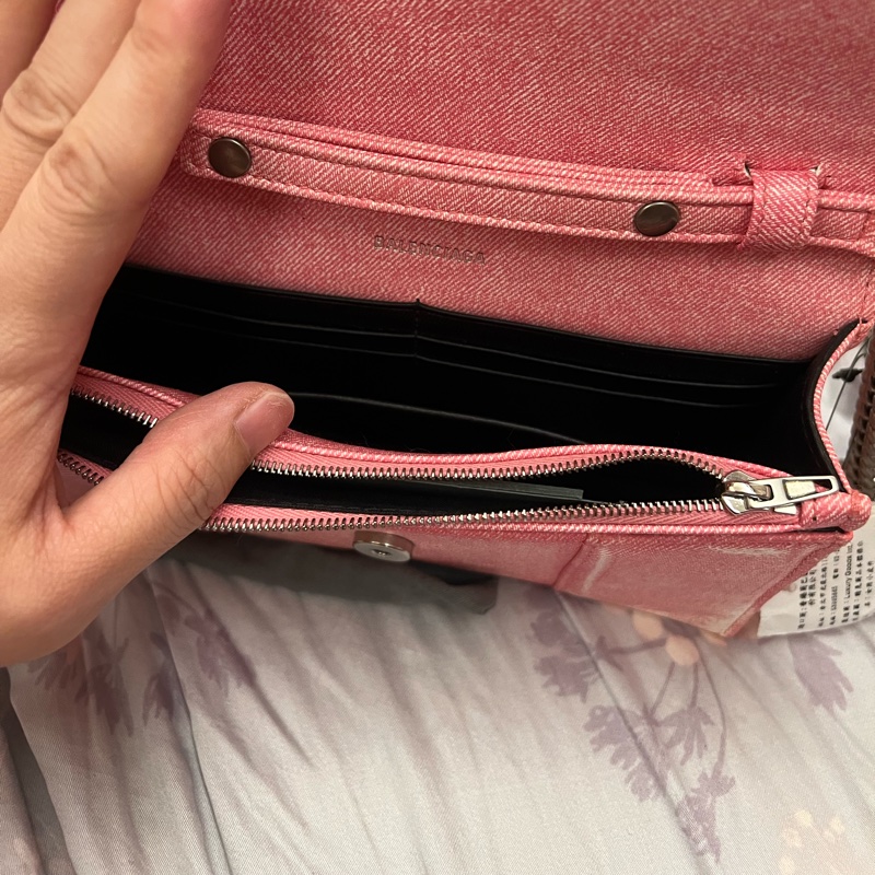 全新BALENCIAGA皮革沙漏包/鍊包/斜背包-2