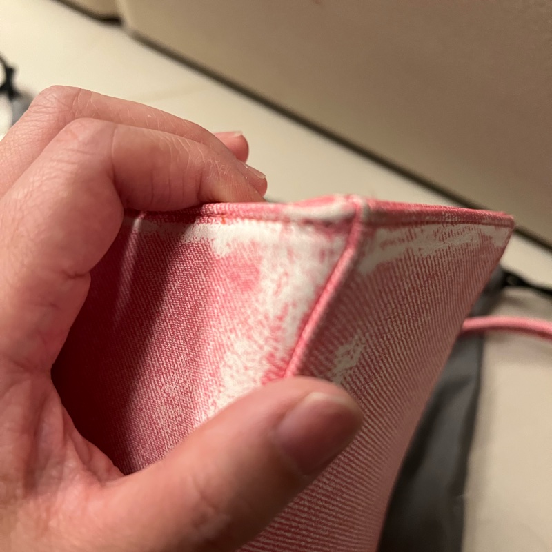 全新 BALENCIAGA 皮革 沙漏包  斜背包 巴黎世家 粉色牛仔s號原價92500-5