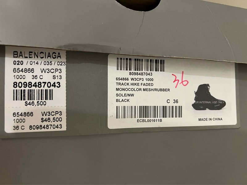 全新BALENCIAGA 巴黎世家TRACK 老爹鞋/女鞋尺寸36原價46500-6