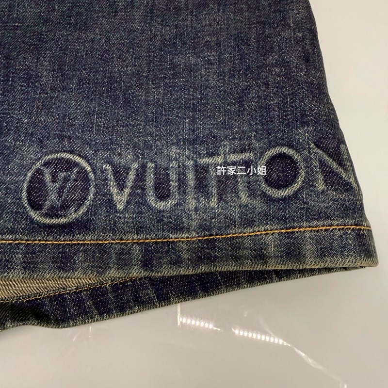 Louis Vuitton 全新牛仔短褲 36號-3