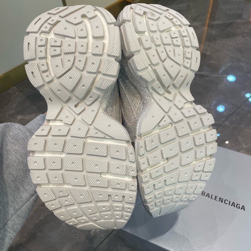 99新 巴黎世家/Balenciaga 3XL 尺碼：37碼飾萊茵石女士運動鞋 附件：塵袋-6