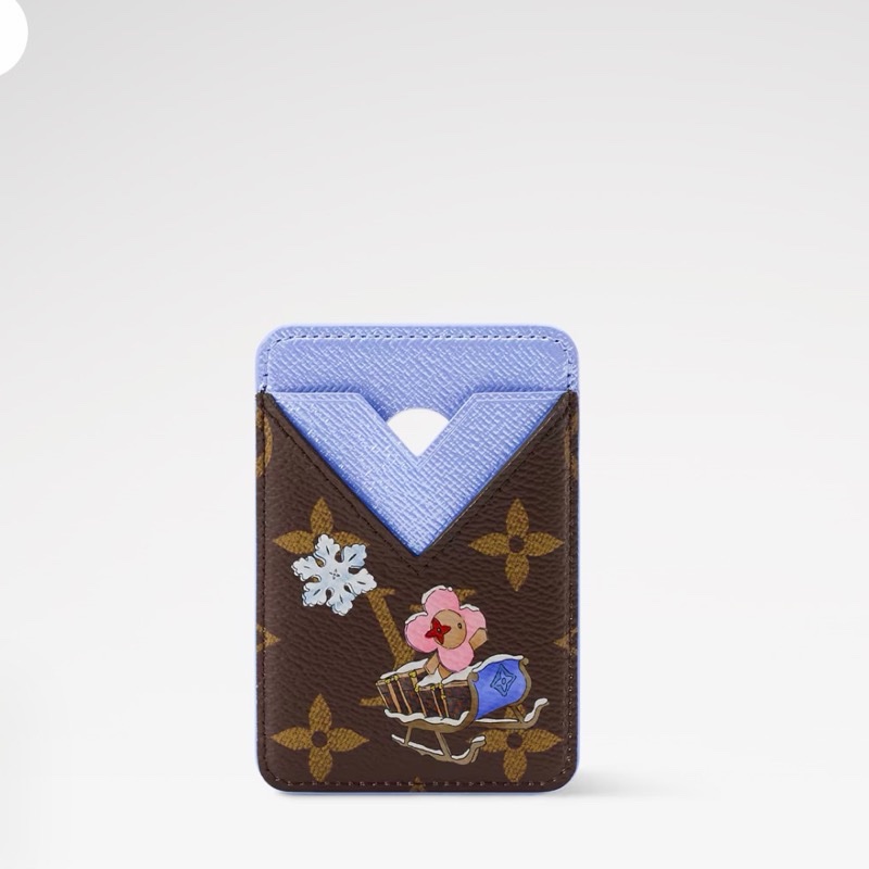 LV Magnetic Card Holder 經典聯名手機磁吸卡夾-0