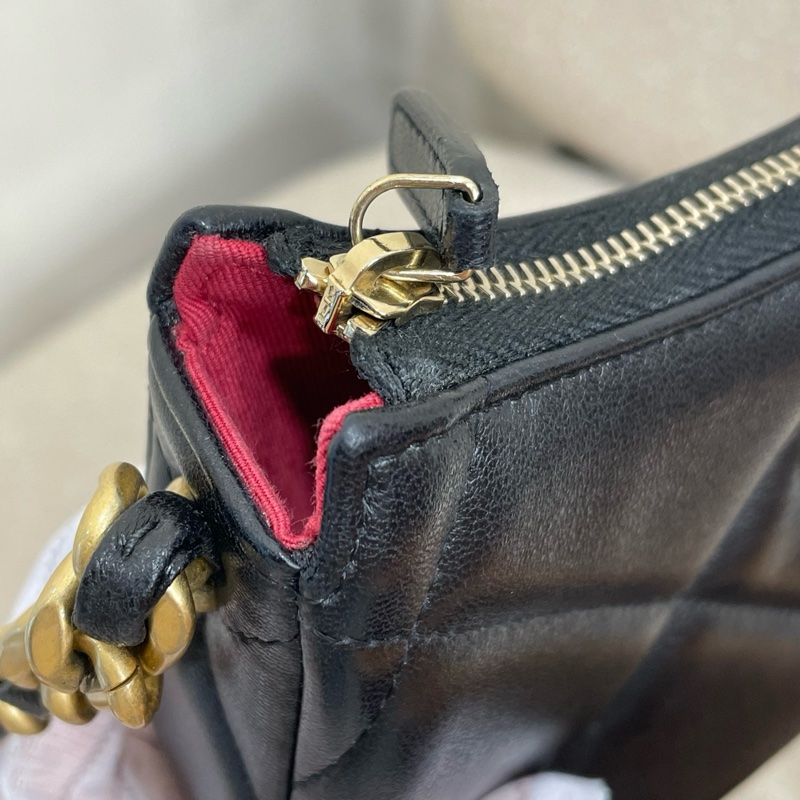 chanel 19bag hobo 芯片款 lswl。 🈚附件 成色超正-13