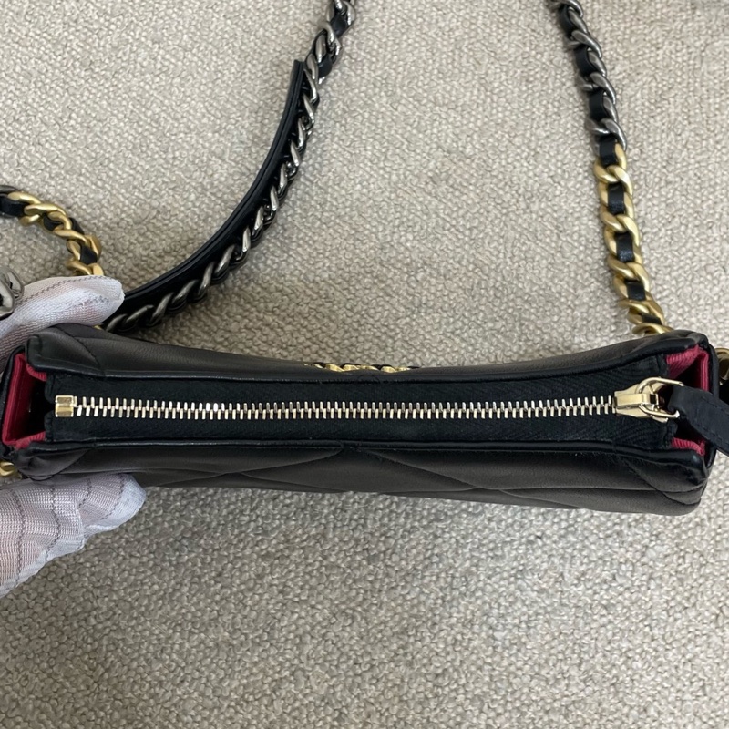chanel 19bag hobo 芯片款 lswl。 🈚附件 成色超正-17