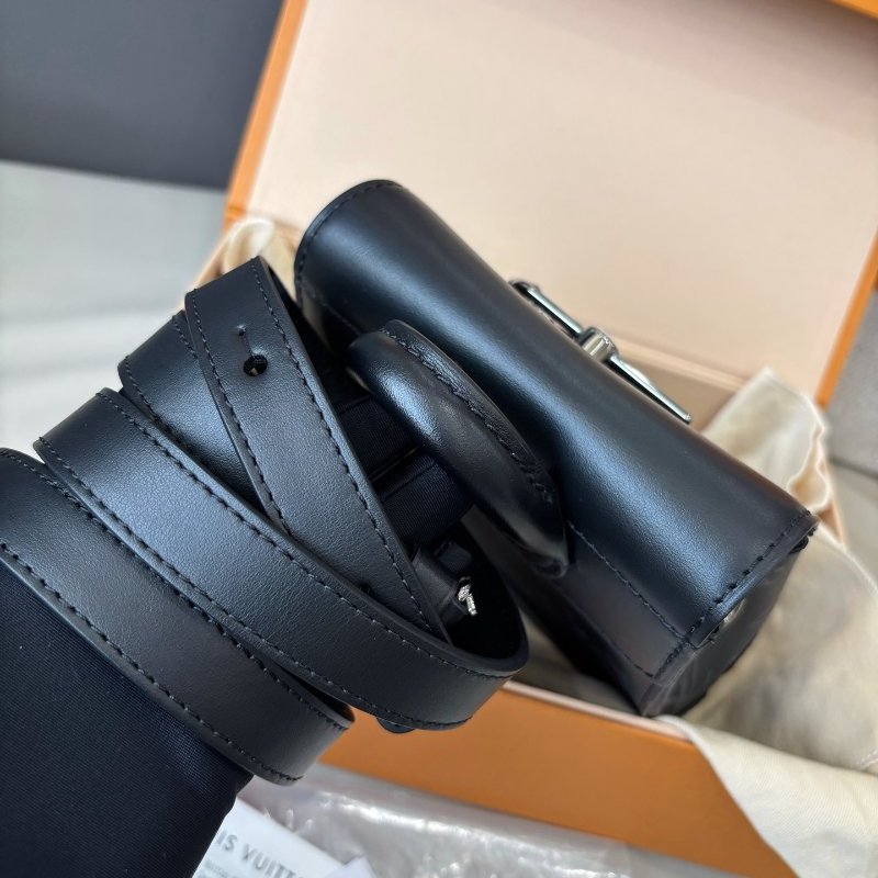 近新品 路易威登/Louis Vuitton 黑色老花Nano Steamer手袋 芯片款-5