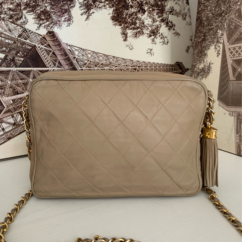 Chanel 23cm 皮袋 相機袋 肩背袋-4