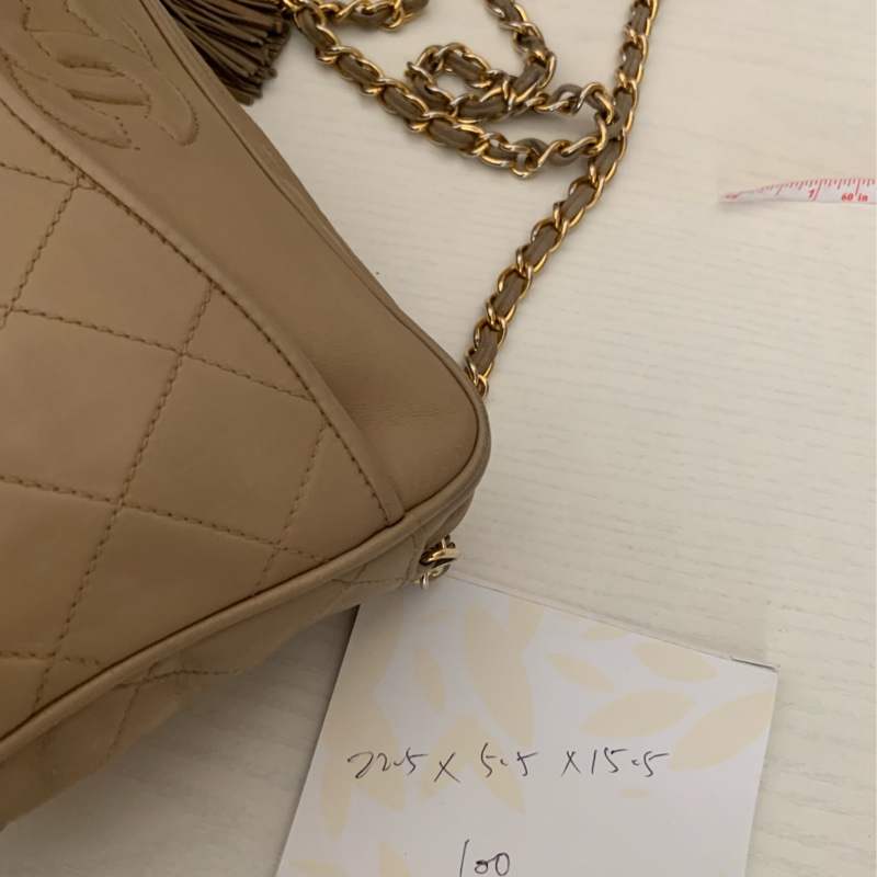 Chanel 23cm 皮袋 相機袋 肩背袋-20