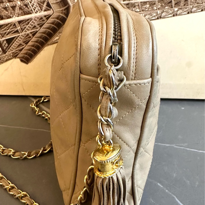 Chanel 23cm 皮袋 相機袋 肩背袋-24