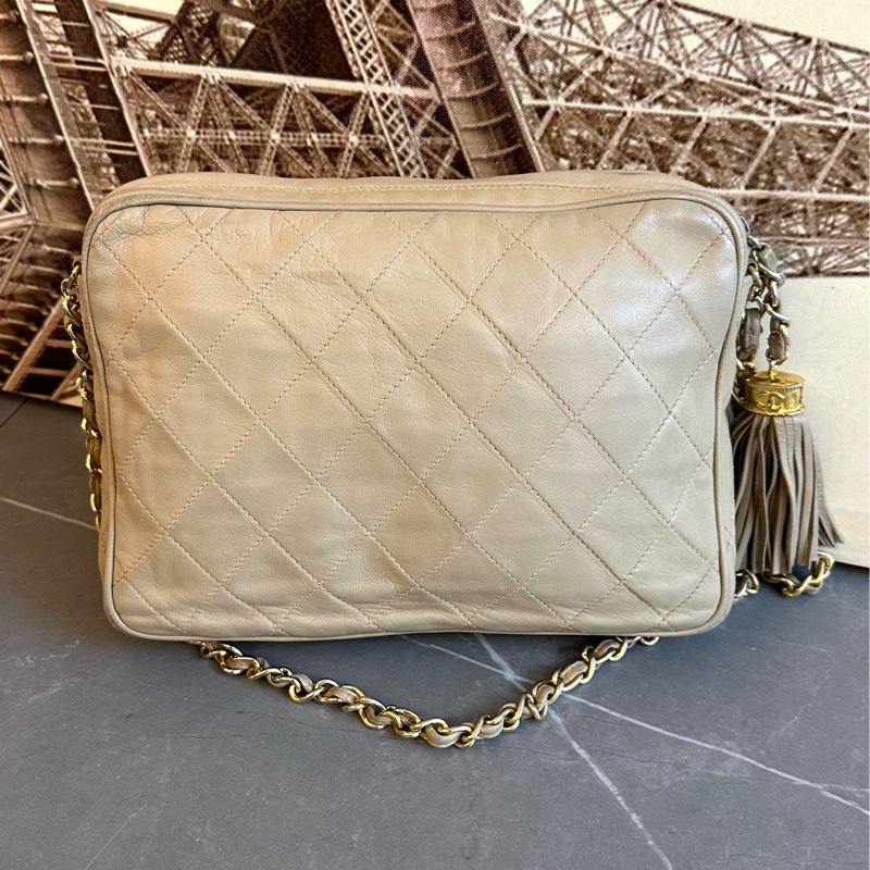 Chanel 23cm 皮袋 相機袋 肩背袋-26