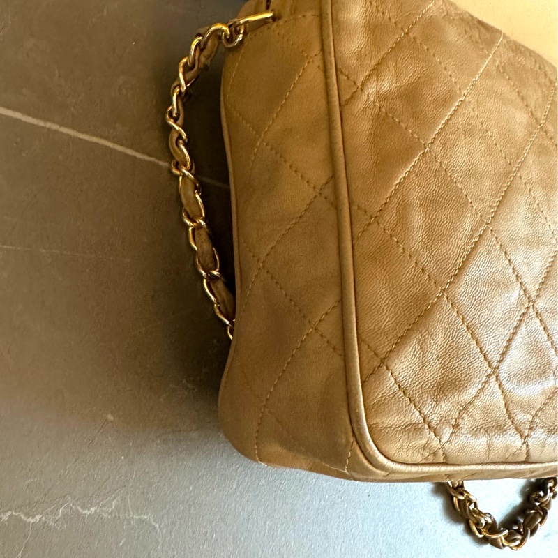 Chanel 23cm 皮袋 相機袋 肩背袋-28