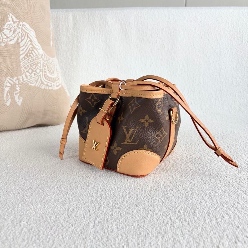 LV 老花Noe purse燒賣水桶包 11.5*11.5*11.5  98新配件肩帶 塵袋-2