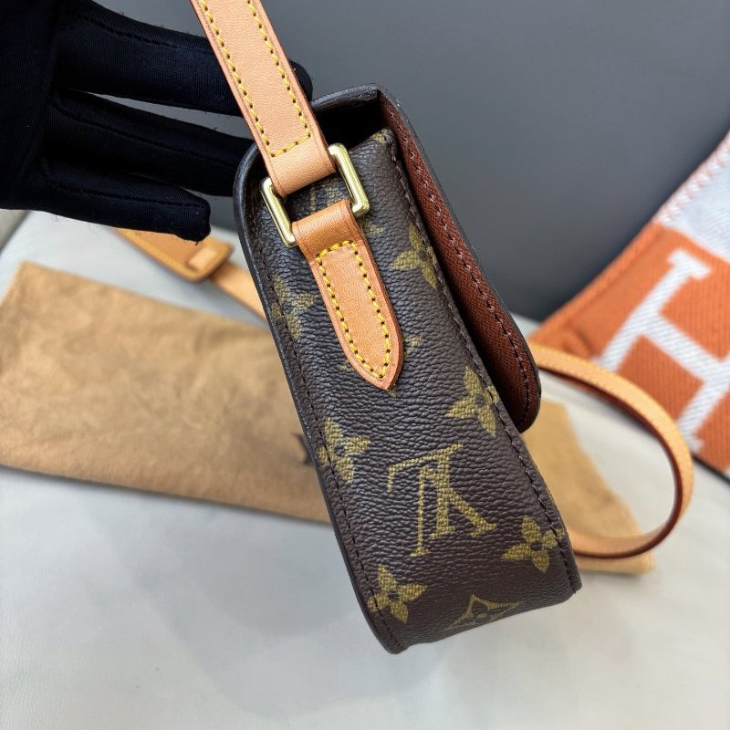 路易威登/Louis Vuitton 老花小號馬鞍包 中古款-2
