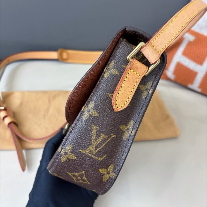路易威登/Louis Vuitton 老花小號馬鞍包 中古款-3