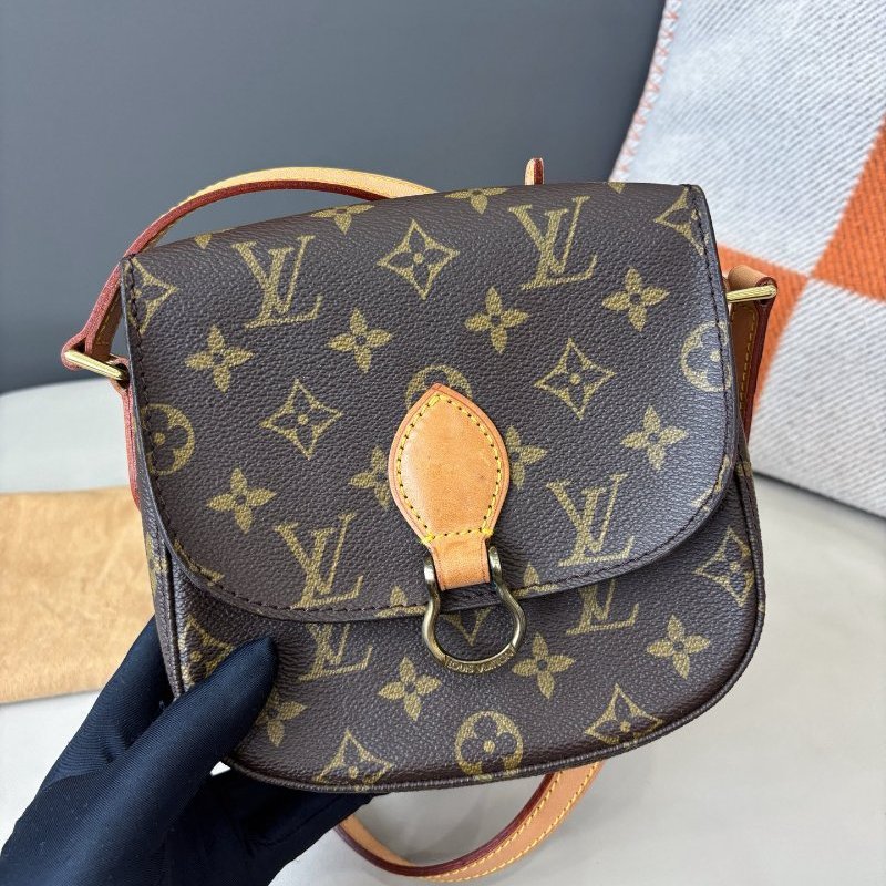 路易威登/Louis Vuitton 老花小號馬鞍包 中古款-5