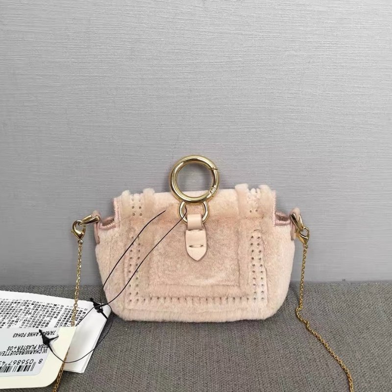 Fendi Nano迷你鏈條包斜背包11*8cm 99新配件塵袋-5