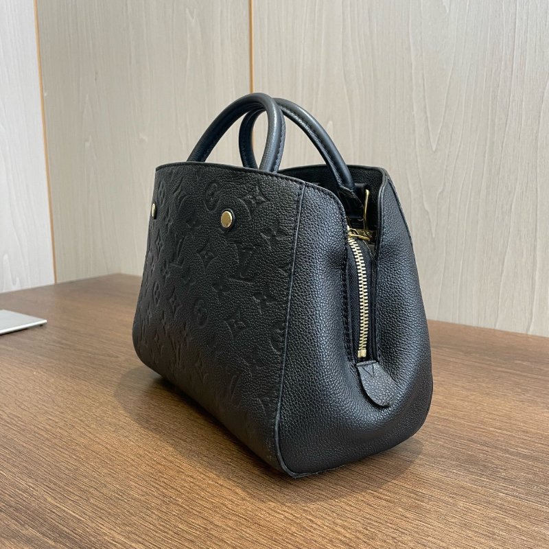 路易威登/Louis Vuitton 黑色全皮蒙田 BB-3