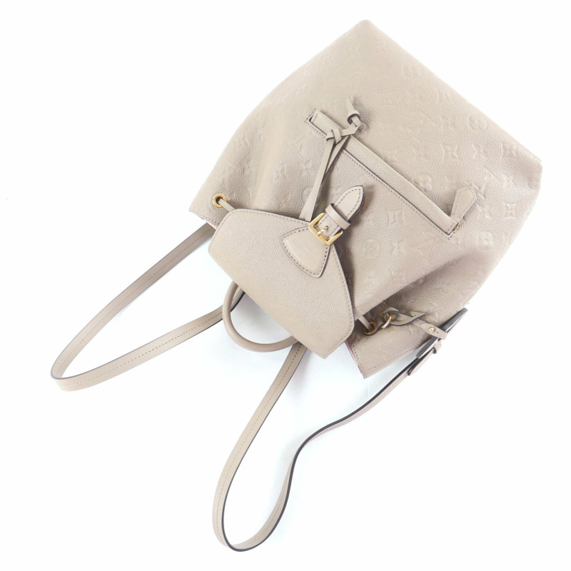 路易威登 M45410 Montsouris PM Tourterelle Monogram Empreinte 雙肩包/背包，附防塵袋，西班牙製造，女士款-8