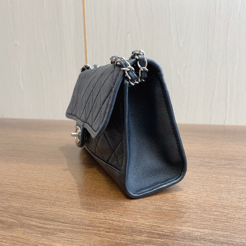 香奈兒/Chanel 黑銀CF鏈條包-3