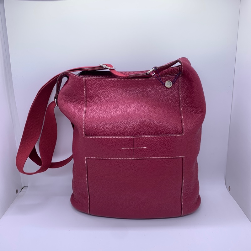 二手Hermes愛馬仕 good news H系列紅色牛皮斜挎包郵差包 n刻，成色如圖，💰7999/1700💲-1