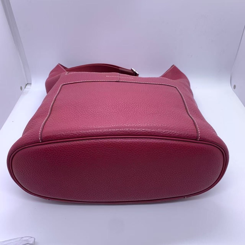 二手Hermes愛馬仕 good news H系列紅色牛皮斜挎包郵差包 n刻，成色如圖，💰7999/1700💲-4