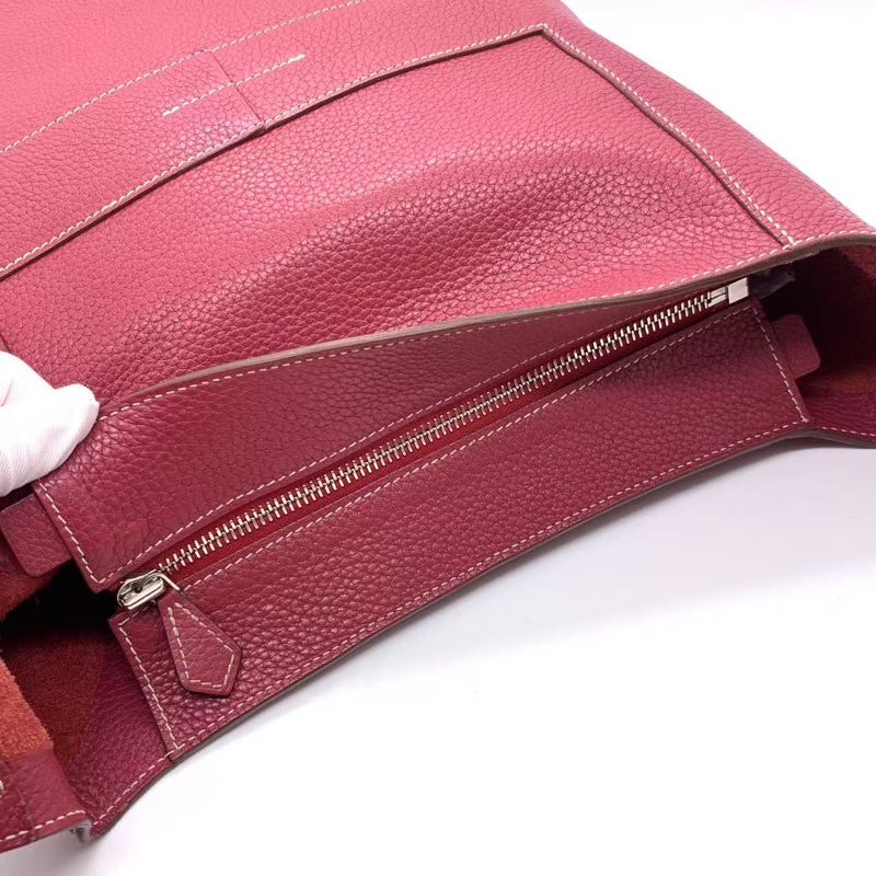 二手Hermes愛馬仕 good news H系列紅色牛皮斜挎包郵差包 n刻，成色如圖，💰7999/1700💲-6