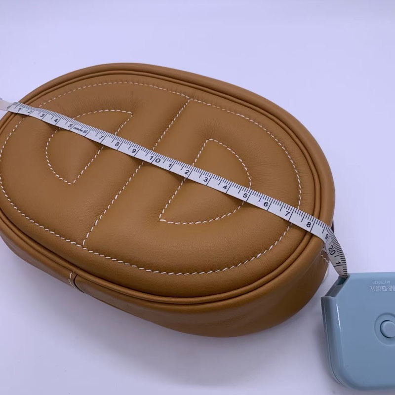 愛馬仕Hermes in the loop猪鼻子腰包芝麻色Y刻-7