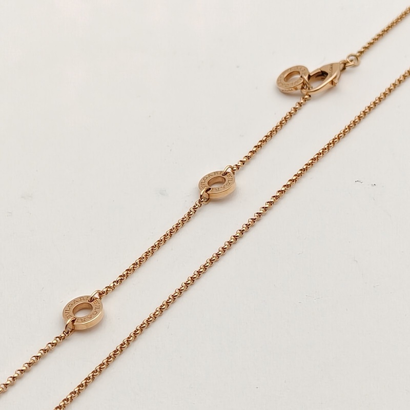 BVLGARI B.ZERO1小蠻腰項鏈18K玫瑰金-3