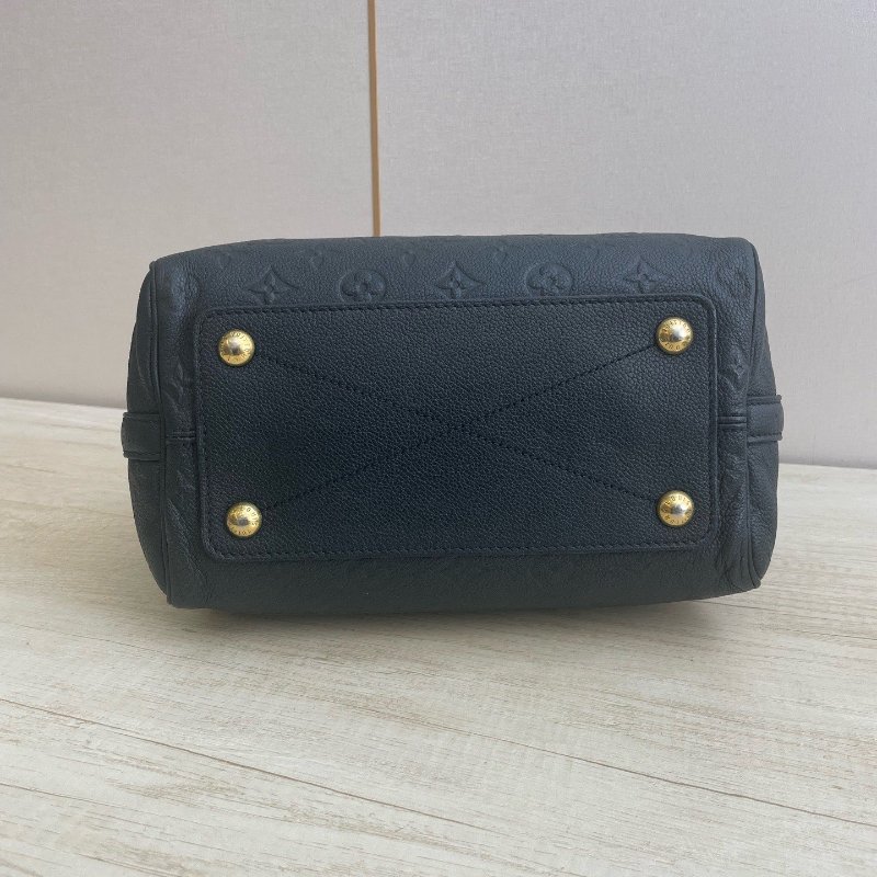 路易威登/Louis Vuitton 全皮藍色壓紋 Speedy25-5