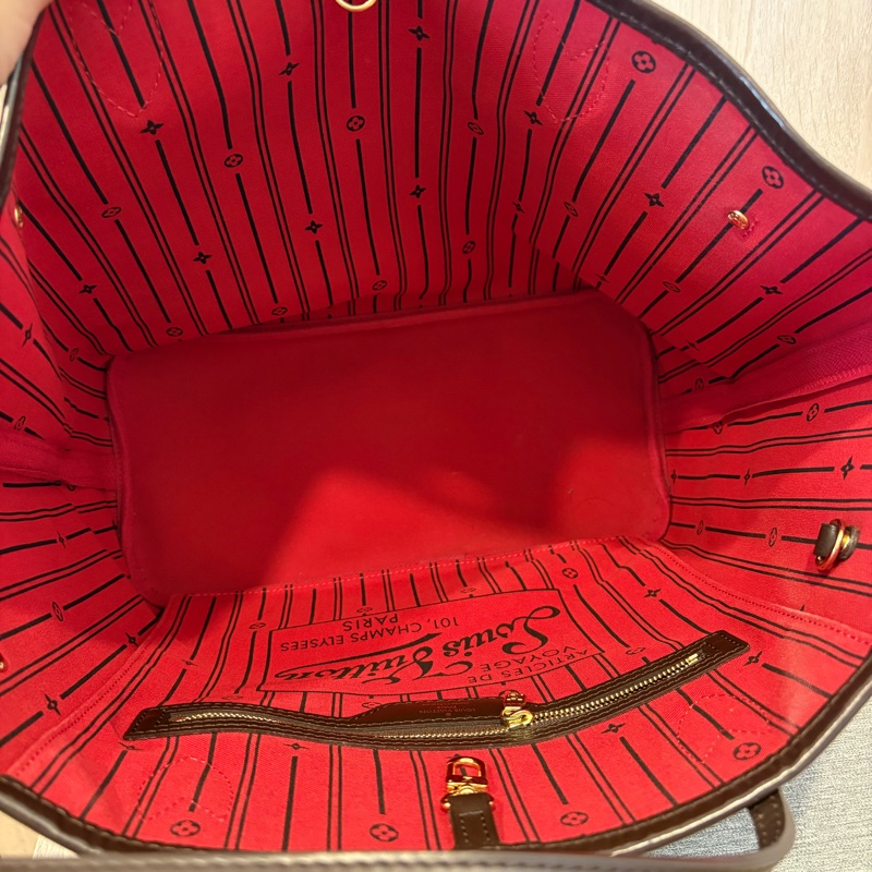LV 棋盤格neverfull mm-3