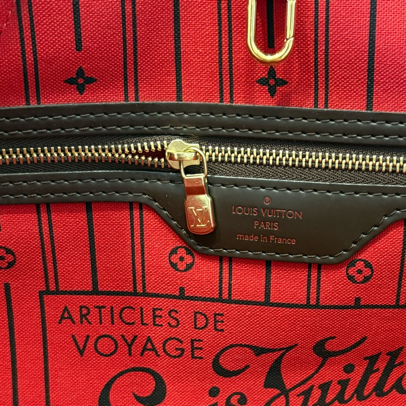 LV 棋盤格neverfull mm-7